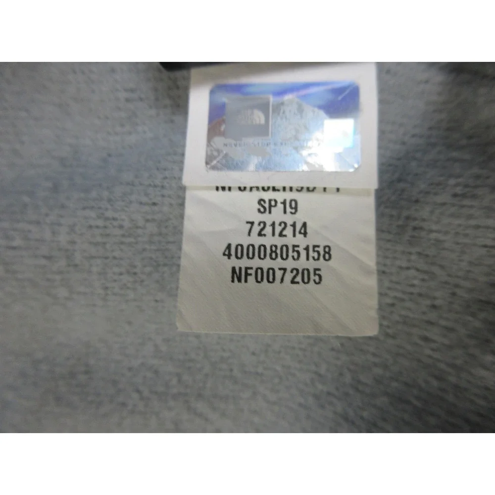 The North Face Jacket Mens XL Gray Full Zip Fleece American Logo‎ Stretch